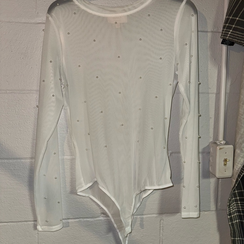 White Pearl Body Suit